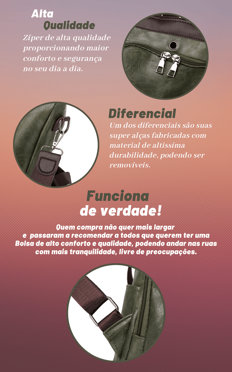 Bolsa De Couro Victória - Use Juli