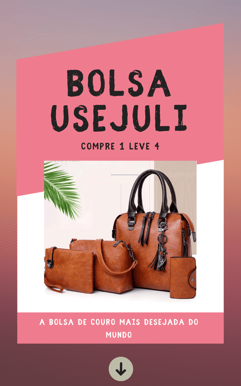 Bolsa De Couro Victória - Use Juli