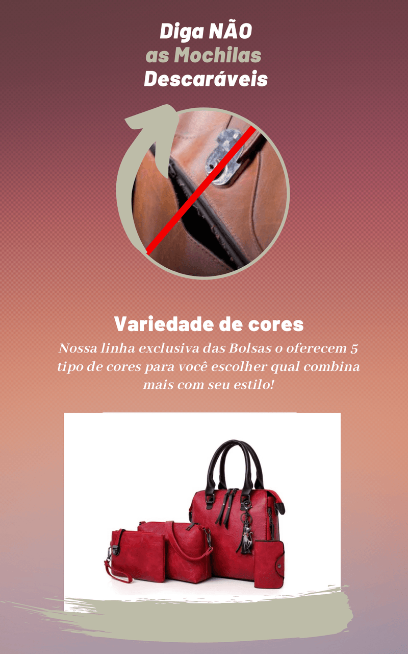 Bolsa De Couro Victória - Use Juli