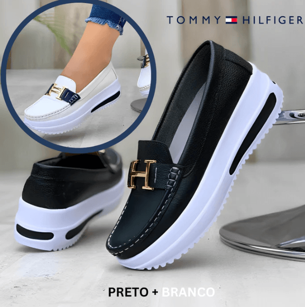 Compre 1 LEVE 2 | Sapato Tommy Ortopédico em Couro Nobre - Use Juli