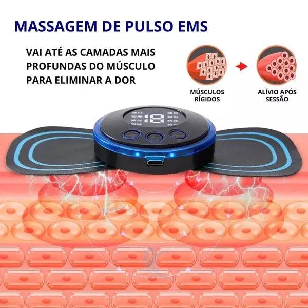 Massageador Elétrico Muscular Ortopédico e Terapêutico MaximRelax® - (Compre 1 Leve 2) - Use Juli