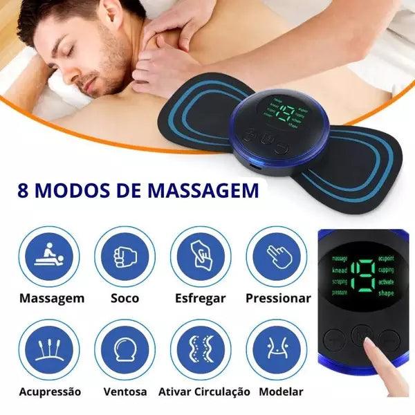 Massageador Elétrico Muscular Ortopédico e Terapêutico MaximRelax® - (Compre 1 Leve 2) - Use Juli