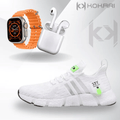 11 Kit IWO ULTRA Série 8 + Tênis Tenis Pro + Fone Bluetooth Airdots - Use Juli